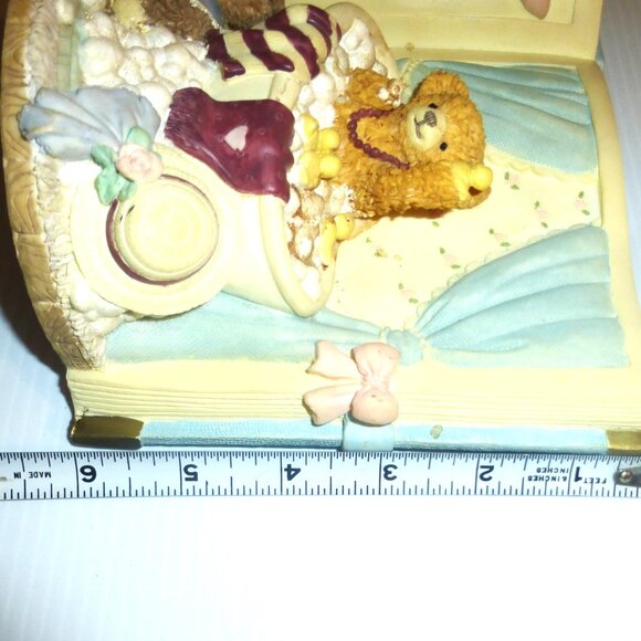 BEST FRIENDS GIFT LOT Musical Book Teddy Bear ANGEL Tree Ornament PLAQUE - Picture 14 of 16